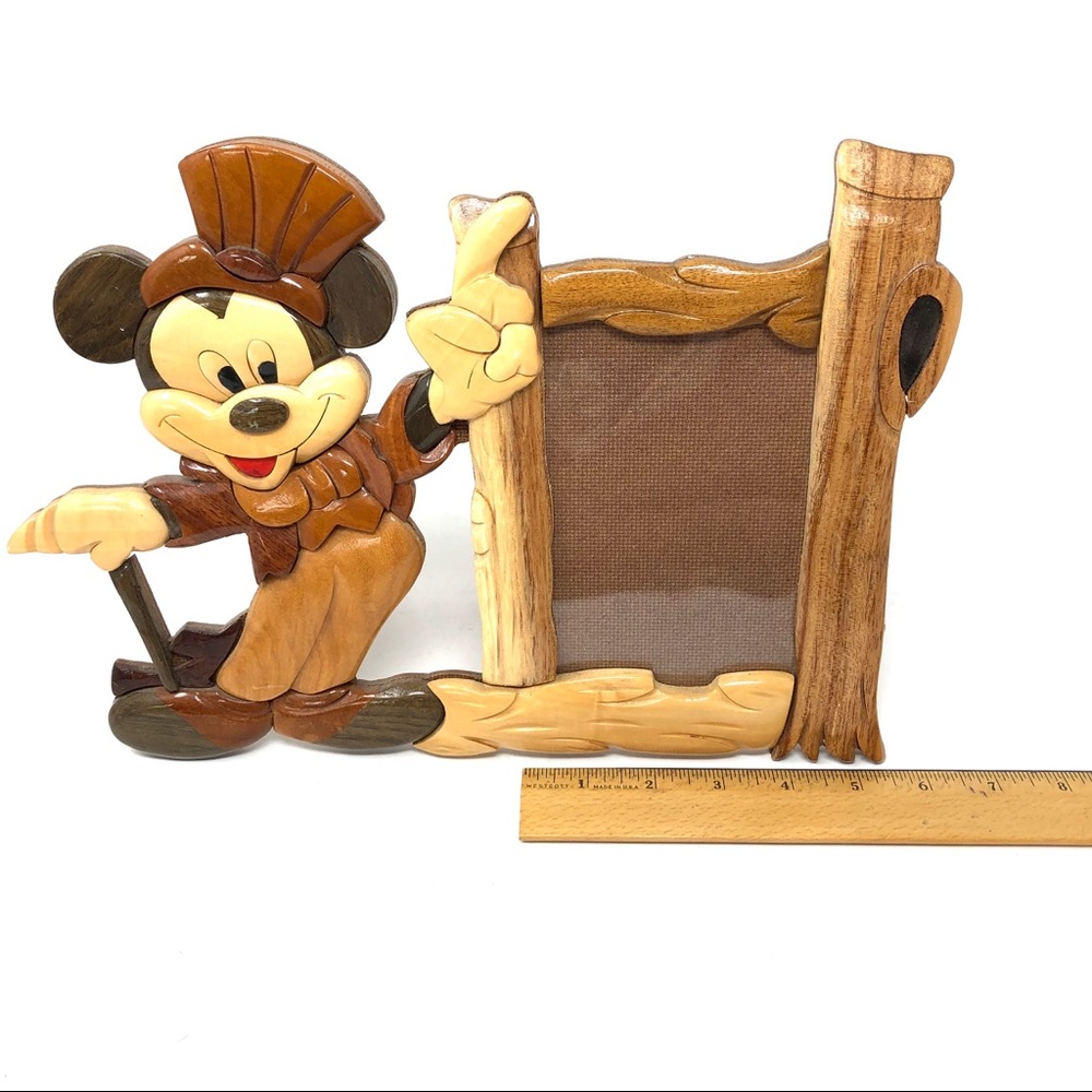 MICKEY MOUSE picture frame, approx 4”x6” - Picture 5 of 8